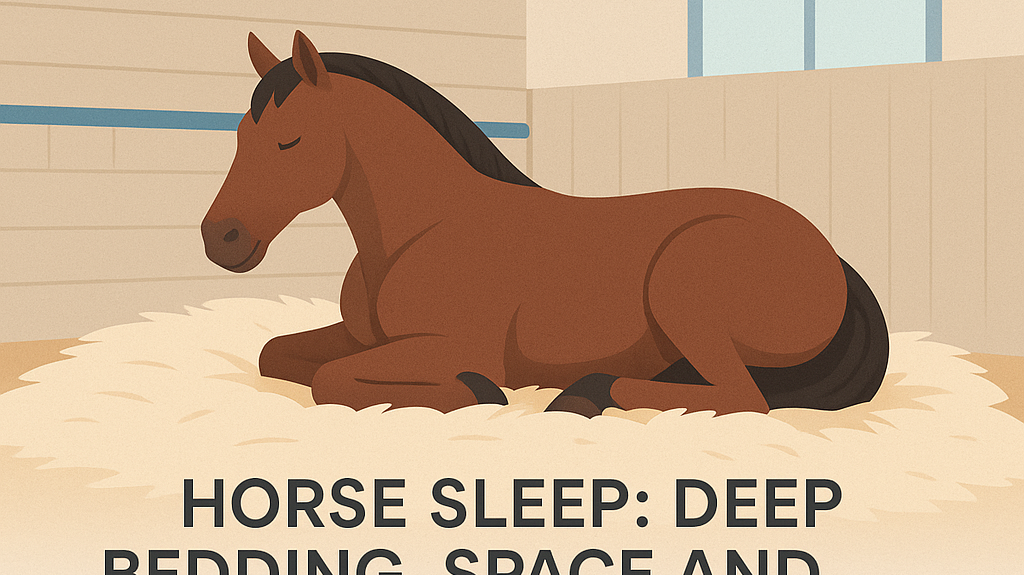 Horse Sleep: Deep Bedding, Space And Calm UK Stables- just horse riders