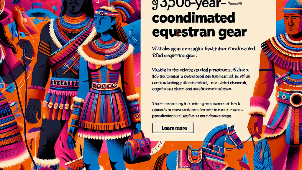 Unraveling Prehistoric Fashion: The Discovery of 35,000-Year-Old Coordinated Equestrian Gear- just horse riders