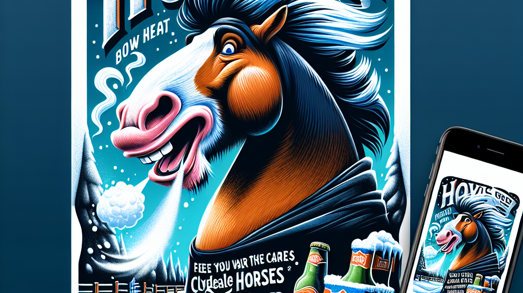 Humorous Insights Into Equine Winter Woes With Hovis The Strapping Clydesdale- just horse riders