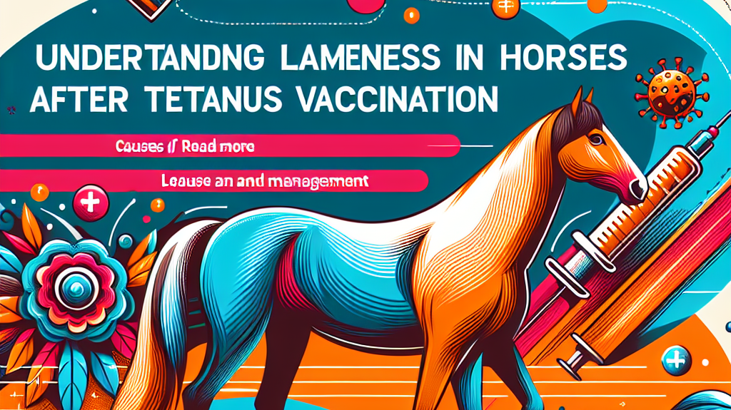 Understanding Lameness in Horses After Tetanus Vaccination: Causes and Management- just horse riders