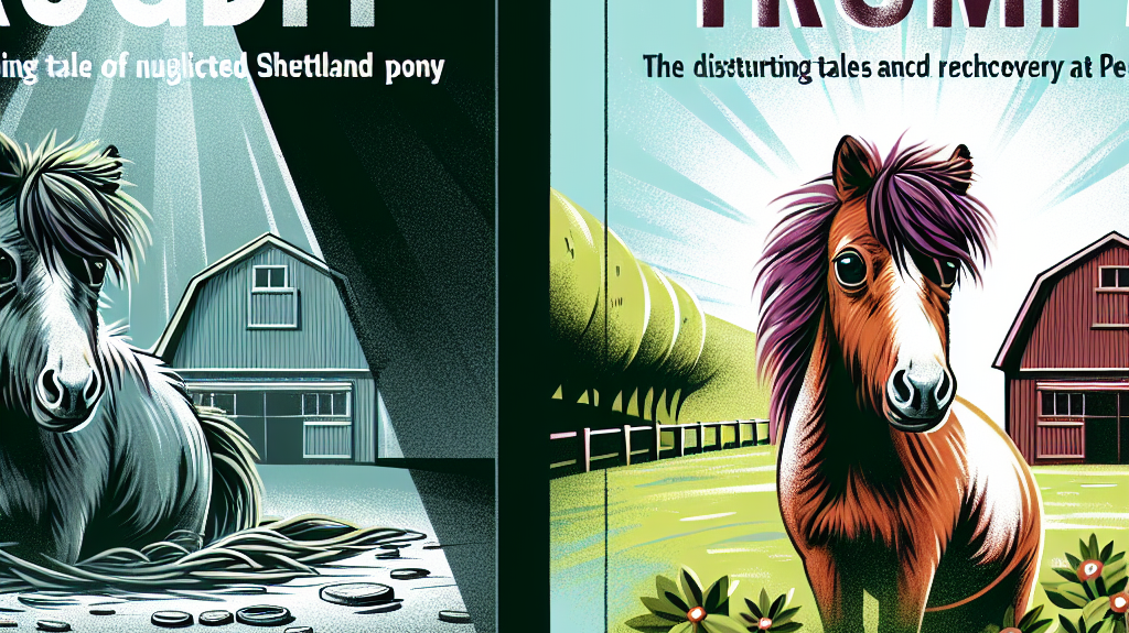 From Tragedy to Triumph: The Disturbing Tale of Neglected Shetland Ponies and Their Road to Recovery at Penny Farm- just horse riders