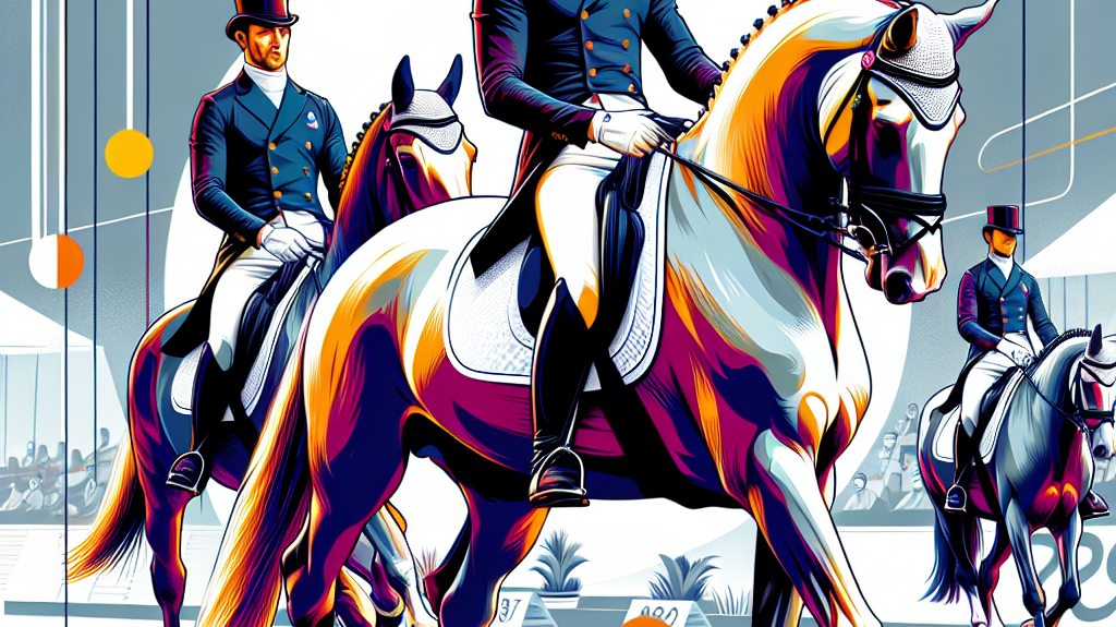 Germany's Dressage Team Shines at the Paris Olympics: Frederic Wandres and Bluetooth OLD Lead the Charge- just horse riders