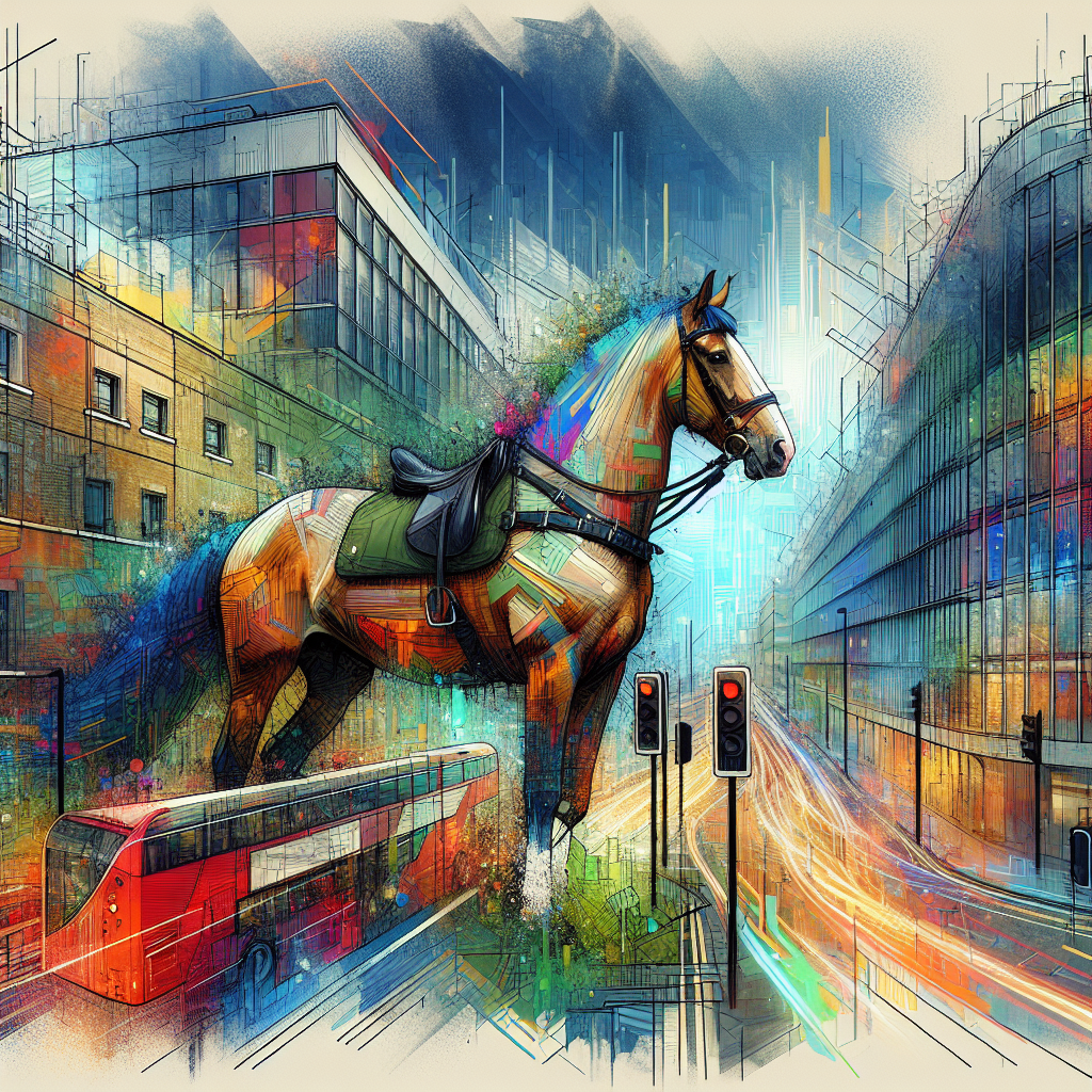Unbridled Chaos: Unmasking the Impact of Urban Disturbances on Military Horses in London's Streets- just horse riders