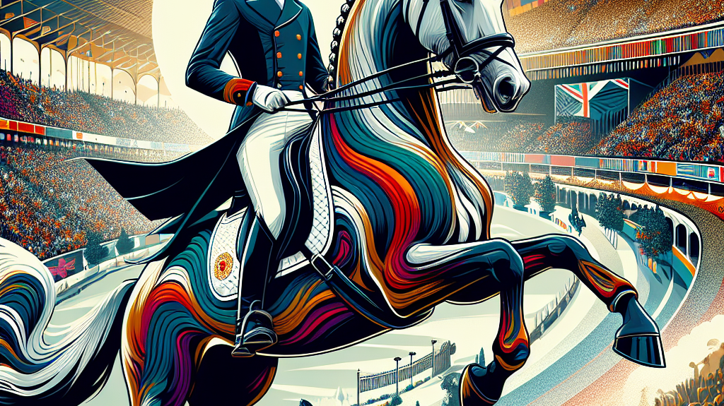 Christian Simonson And Indian Rock Unleash Unbeaten Streak In Global Dressage Arena- just horse riders