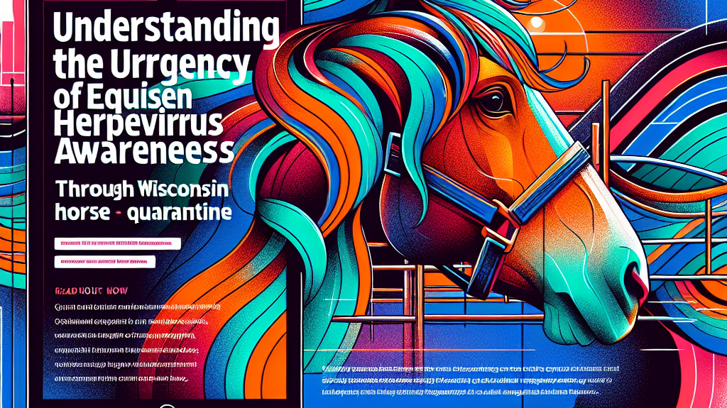 Understanding The Urgency Of Equine Herpesvirus Awareness Through The Wisconsin Horse Quarantine- just horse riders