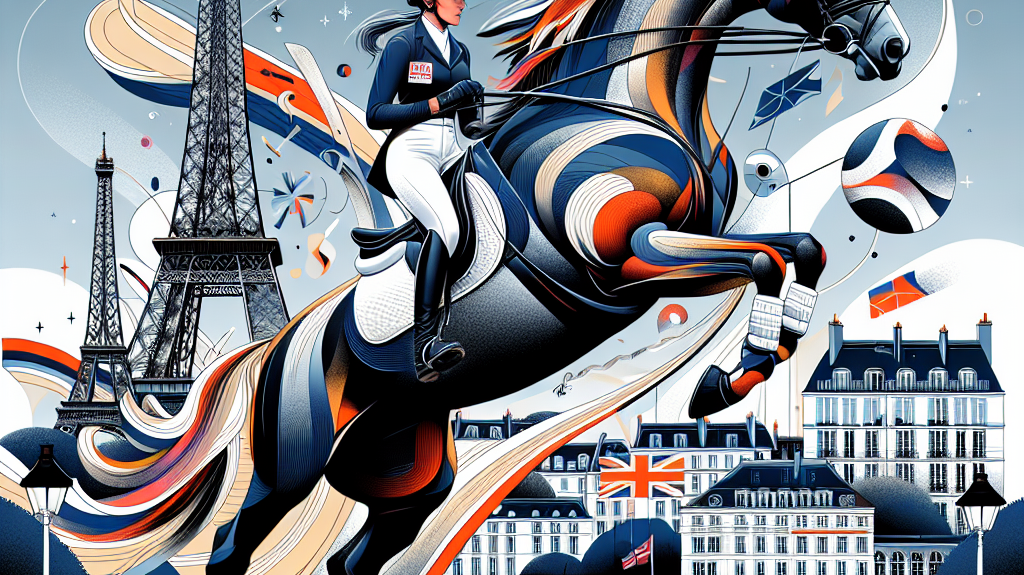 British Rider Laura Collett and London 52 Excel in Paris 2024 Olympics, Elevating British Equestrian Hopes- just horse riders