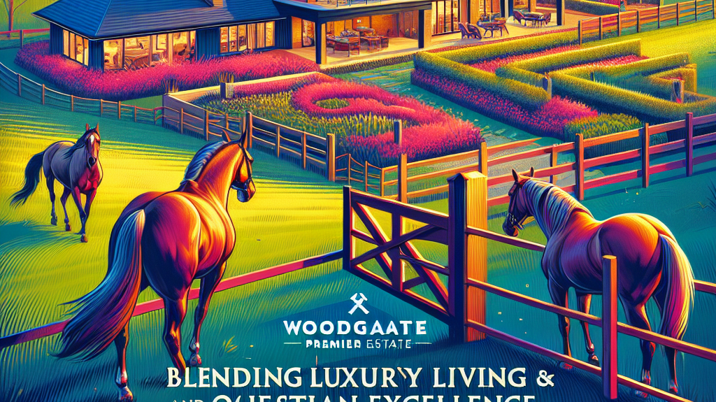 Blending Luxury Living and Equestrian Excellence: A Look into Woodgate's Premier Estate- just horse riders