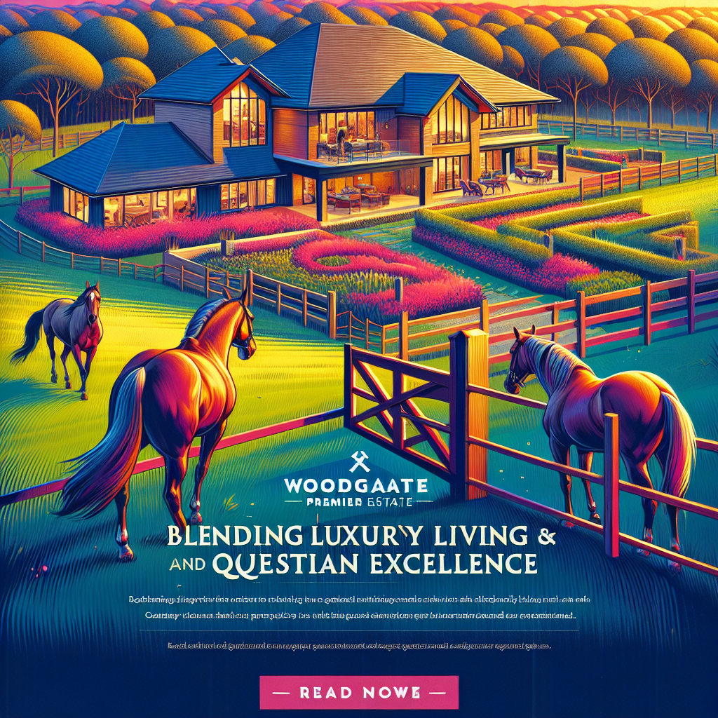 Blending Luxury Living and Equestrian Excellence: A Look into Woodgate's Premier Estate- just horse riders