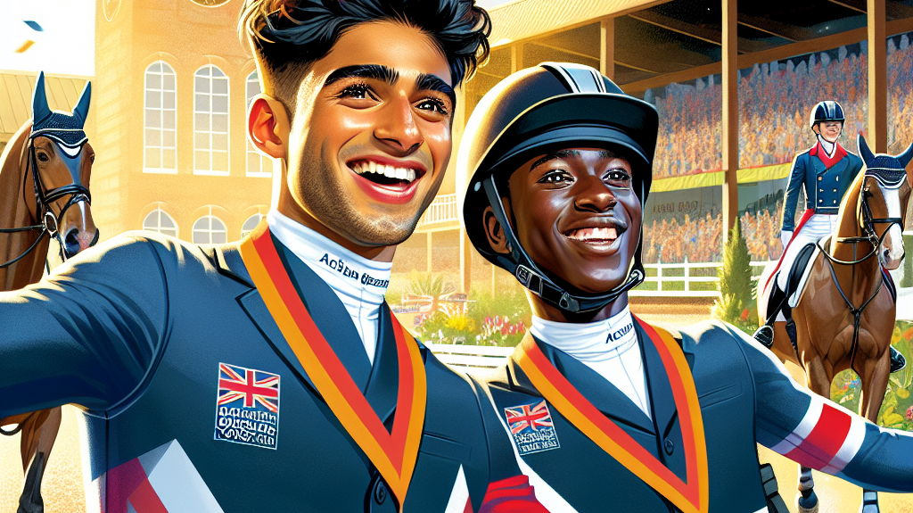 British Youth Equestrians Triumph At Aachen Dressage Youngstars 2023- just horse riders