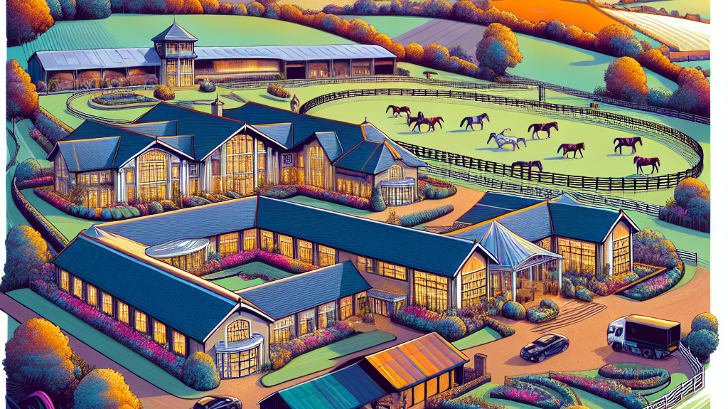 Discover East Thornton Farm: A £2.95M Equestrian Paradise with 21 Stables, Indoor Arena, and Luxurious Living- just horse riders