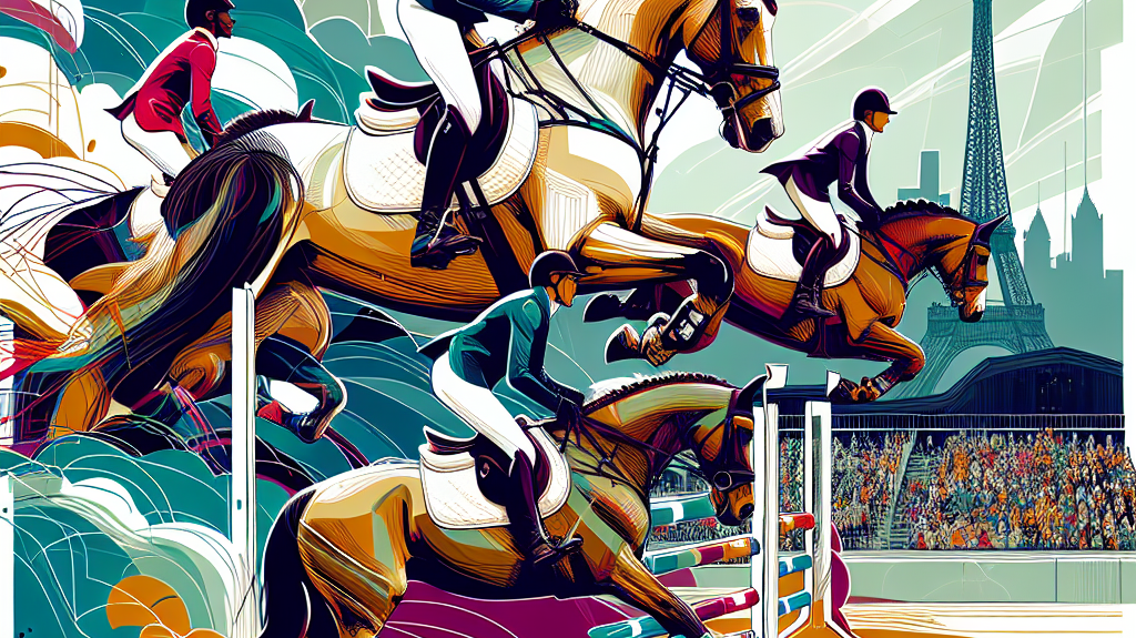 Young Equestrians Shine at the 2024 Paris Olympics: A New Era in Show Jumping- just horse riders