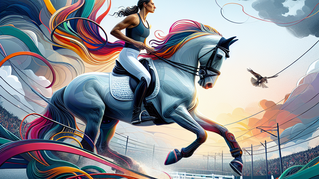 Riding to Paris 2024: The Rise of Pauline Basquin as France's Top Dressage Contender- just horse riders
