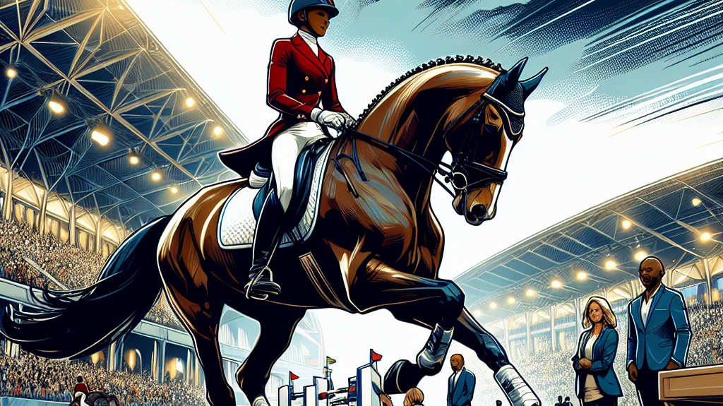 Geñay Vaughn's Spectacular Dressage World Cup Debut: A Triumph Of Talent And Family Support- just horse riders