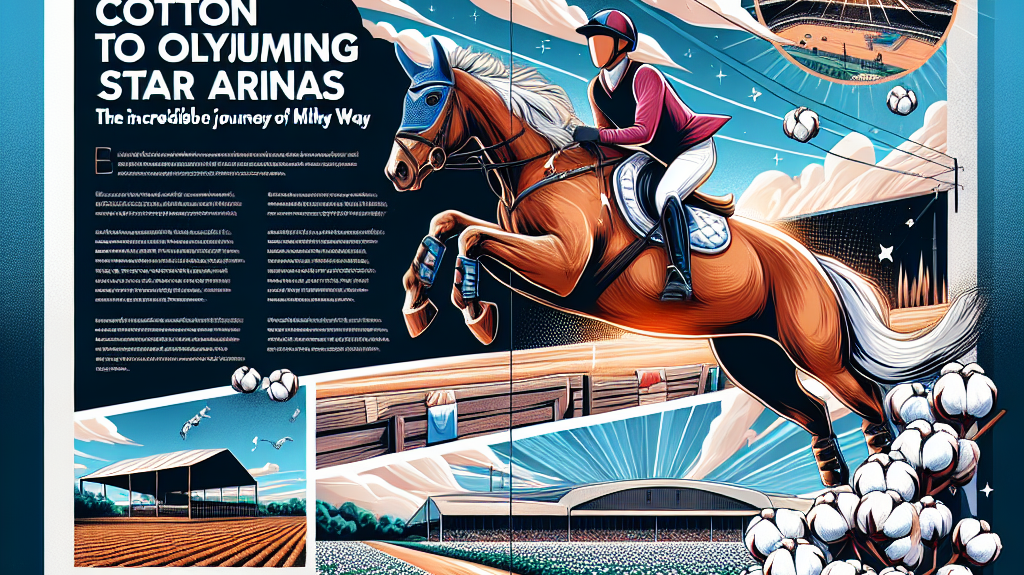 "From Cotton Fields to Olympic Arenas: The Incredible Journey of Showjumping Star Milky Way"- just horse riders