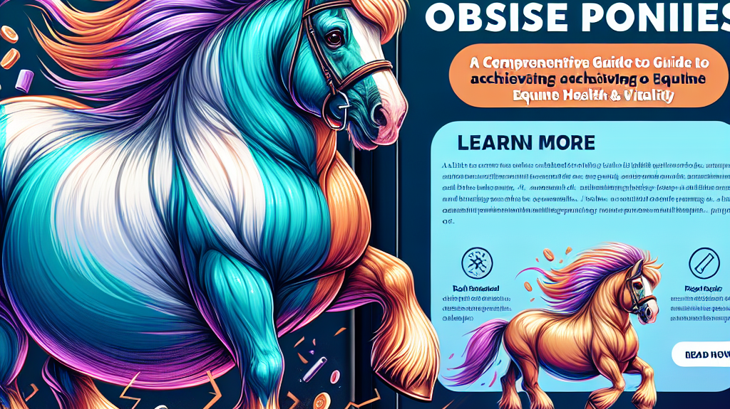 Transforming Obese Ponies: A Comprehensive Guide to Achieving Equine Health and Vitality- just horse riders