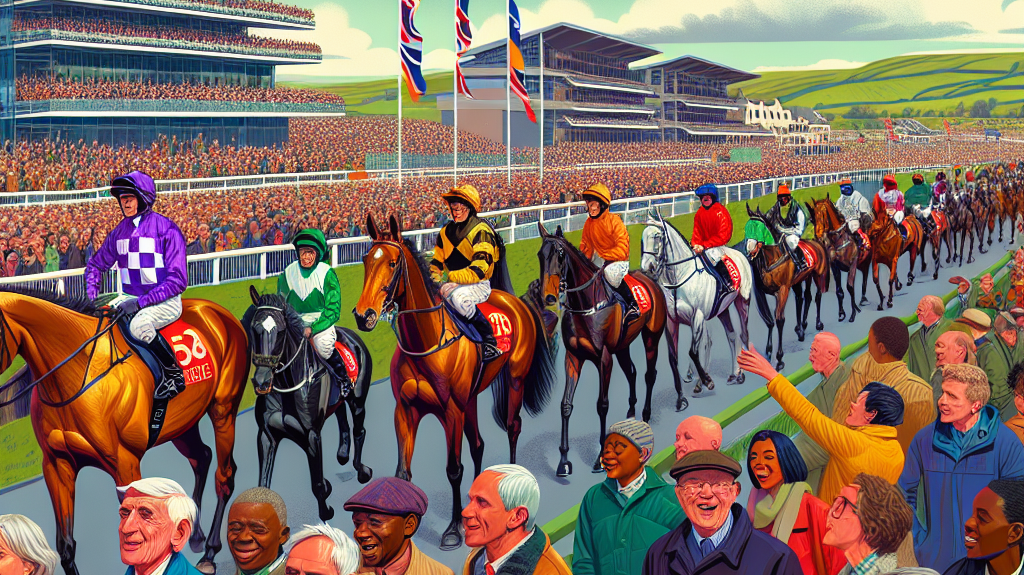 Honoring Retired Racehorses: The Thrilling Parade Lineup at Cheltenham Festival 2024- just horse riders