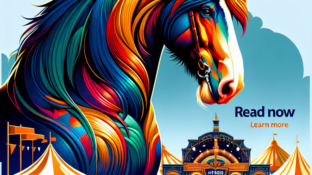 Meet Cosmo: The Majestic Shire Horse Steals the Show at Kynren- just horse riders