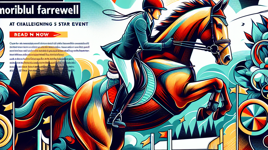 Mai Baum's Memorable Farewell at Challenging Maryland 5 Star Event- just horse riders