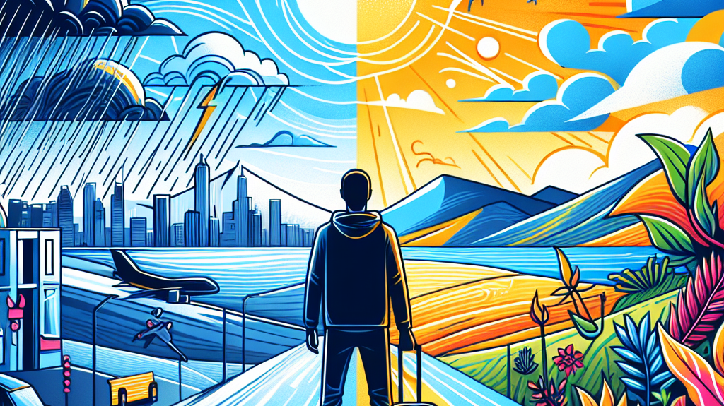 Is Moving Abroad the Ultimate Escape from Dreary Weather? Pros, Cons, and Climate Realities Explored- just horse riders