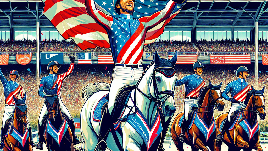 Team USA Shines Bright: A Breakdown Of Their Triumph At The Wellington Nations Cup- just horse riders