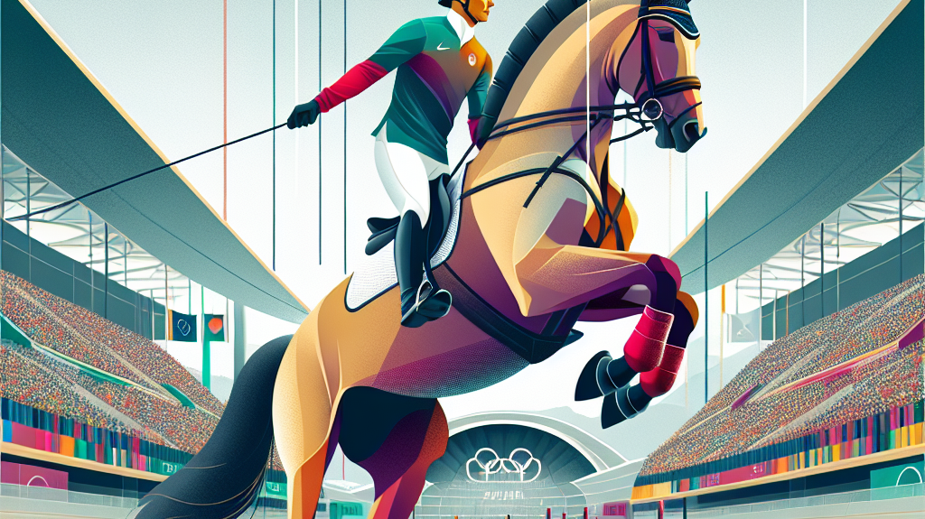 Unleashing Excellence: Alex Hua Tian and Jilsonne Van Bareelhof's Stellar Performance at the Paris Olympics- just horse riders