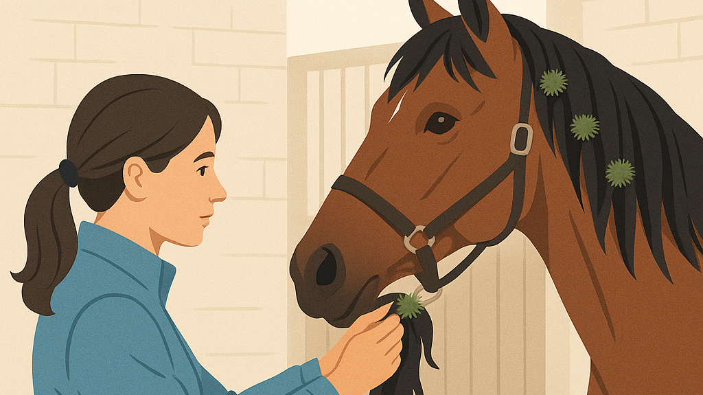 Burdock Burrs On Horses: Quick Removal And Prevention- just horse riders
