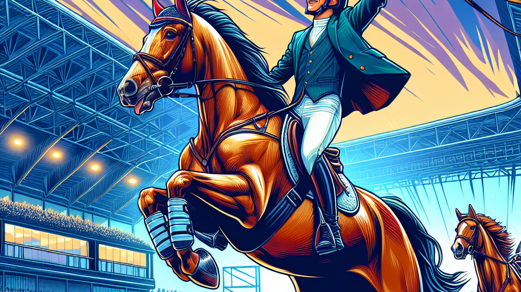 The Inspiring Triumph of Oscar Elcock and Ruby at the 2024 Horse of the Year Show- just horse riders