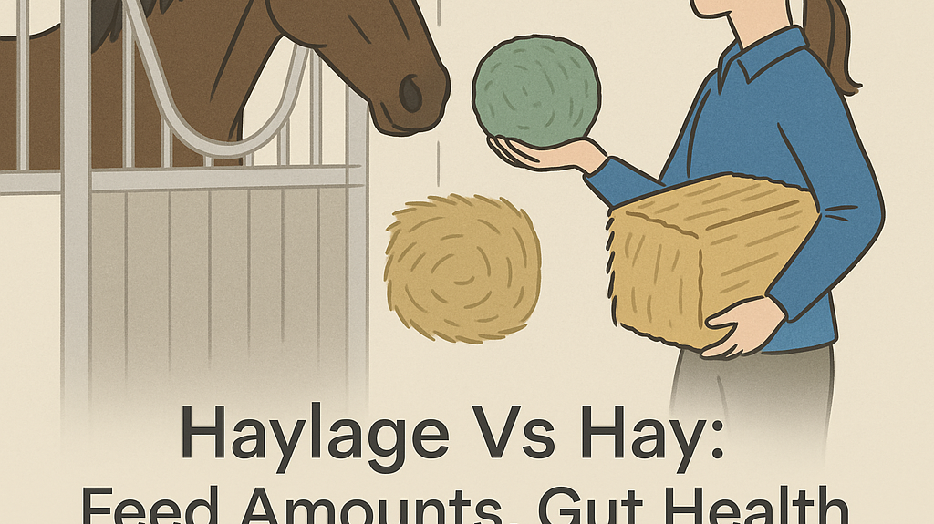 Haylage Vs Hay: Feed Amounts, Gut Health And Behaviour- just horse riders
