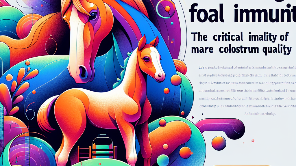 Unlocking Foal Immunity: The Critical Role Of Mare Colostrum Quality- just horse riders