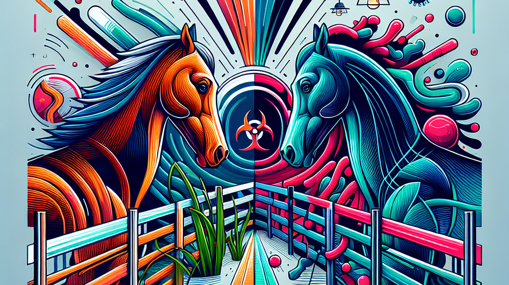 Strangles and Equine Health Understanding the Contagious Threat and Biosecurity Measures- just horse riders