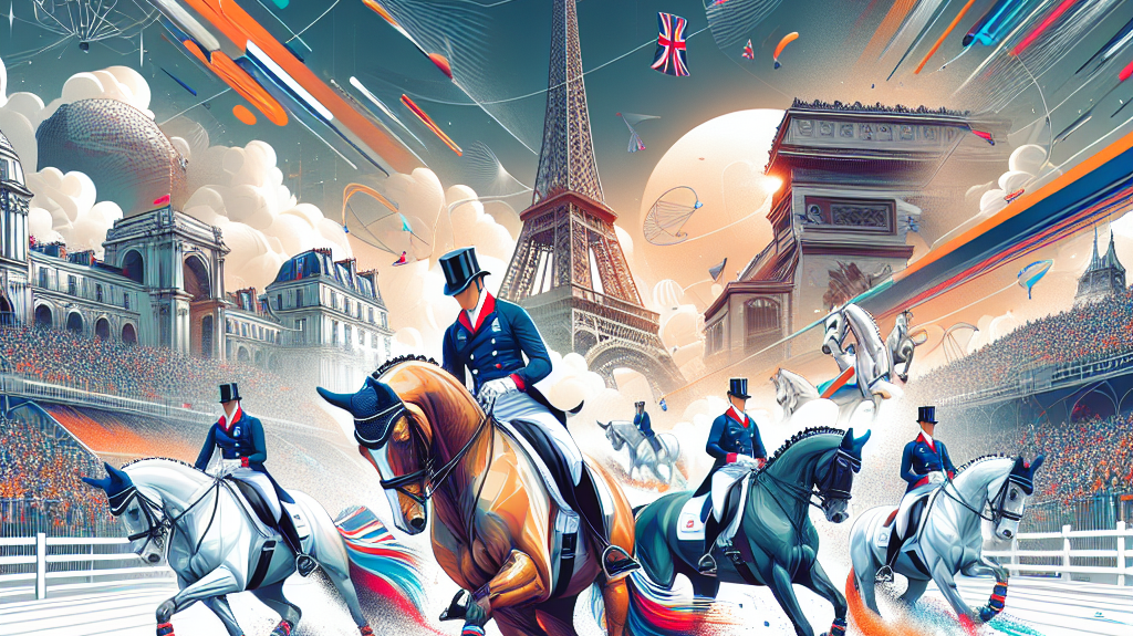 Great Britain’s Dressage Team Shines with Bronze Medal Success at Paris 2024- just horse riders