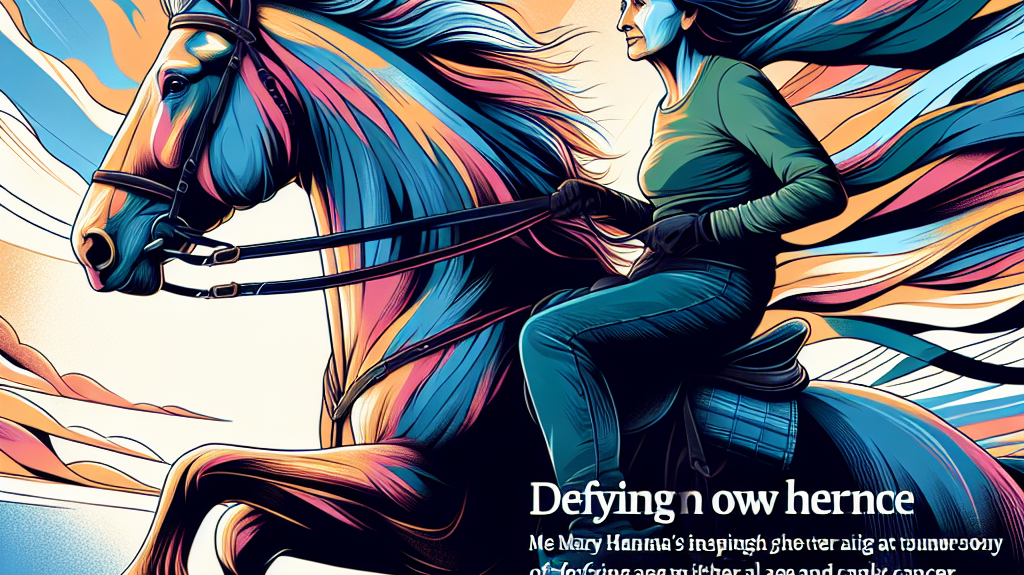 Mary Hanna's Inspiring Journey: Defying Age and Cancer in Equestrian Triumphs- just horse riders