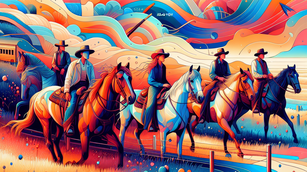 Satirical Rewrite Of Oklahoma's Historical Narrative Excludes Horses From The American West- just horse riders