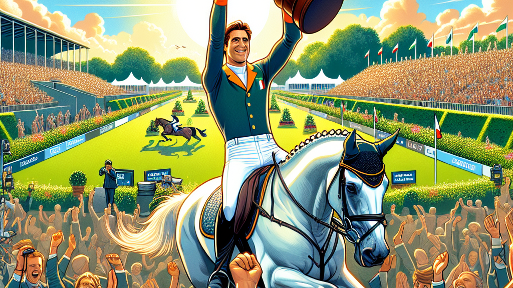 Lorenzo De Luca Clinches Long-Awaited Victory at LGCT Valkenswaard- just horse riders