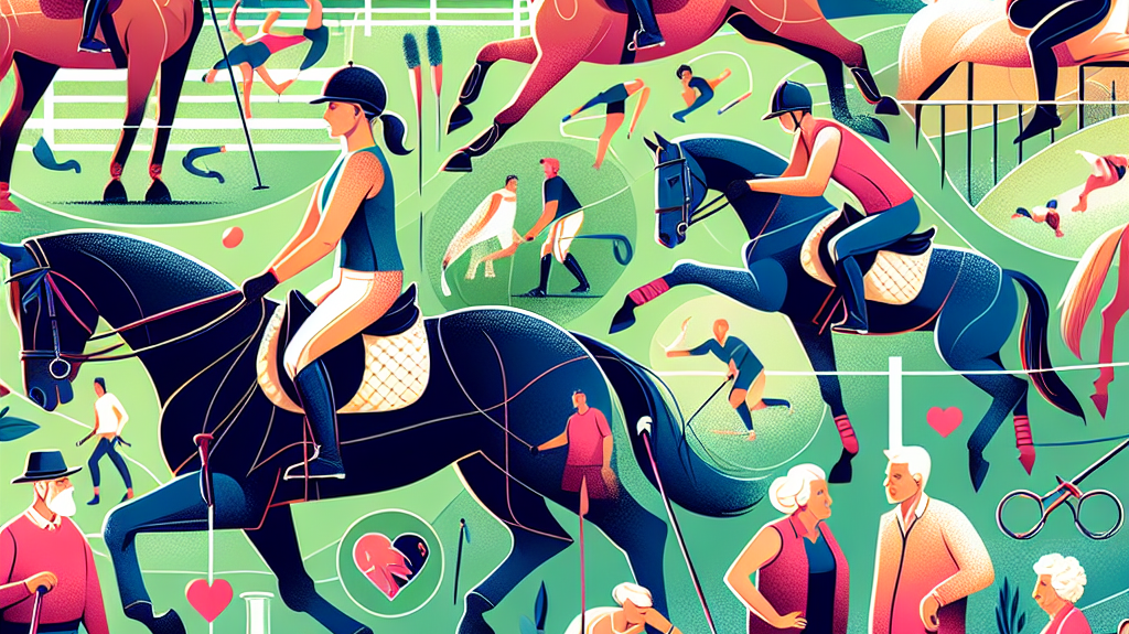 Managing Age and Injury Challenges in Equestrian Sports: Tips to Stay Active and Pain-Free- just horse riders