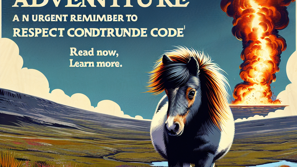 The Perilous Adventure of a Shetland Pony: An Urgent Reminder to Respect the Countryside Code- just horse riders