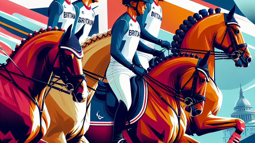 Britain's Elite Paralympic Dressage Team Ready to Rule Paris 2024: Meet the Riders and Their Majestic Horses- just horse riders