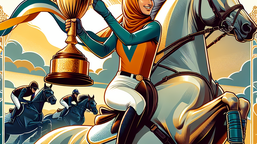 Cyrine Cherif's Stunning Triumph at Al Shaqab Cup Inspires Equestrian World- just horse riders