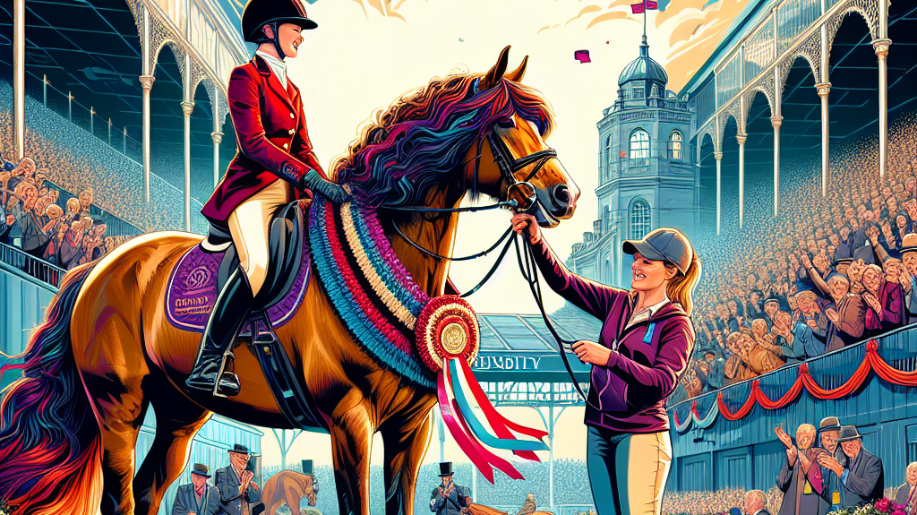 Connemara Mare Lady Dublin Of Corderry and Ruby Ward's Historic Win at the 2024 Royal International Horse Show: A Tale of Triumph and Versatility- just horse riders