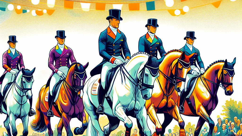 Triumphant Riders Shine at the Summer Regional Dressage Championships 2024- just horse riders