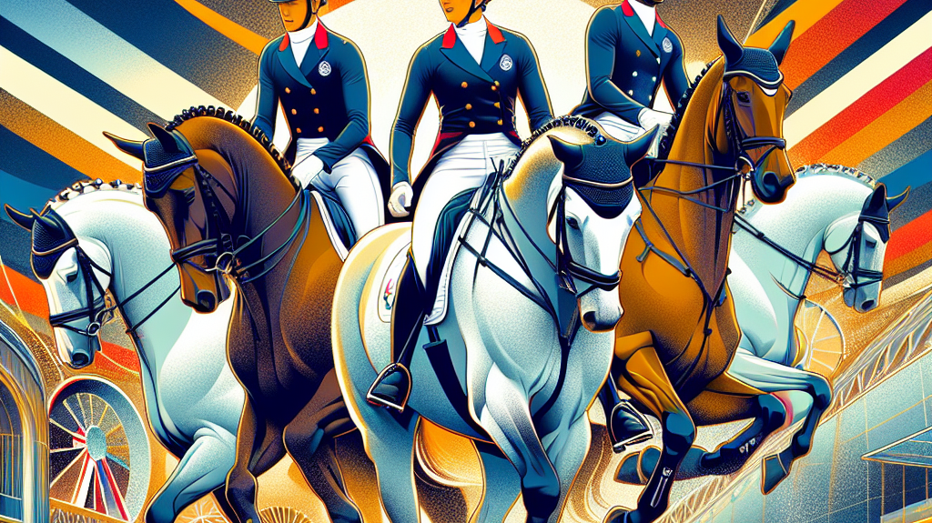 Inspiring Performance By British Para Dressage Team At Paris 2024 Paralympic Games- just horse riders