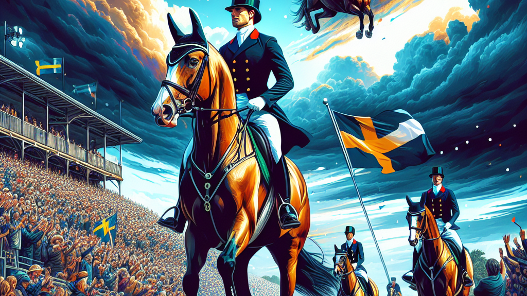 Sweden Celebrates Victory Against Weather Odds At Falsterbo Horse Show- just horse riders