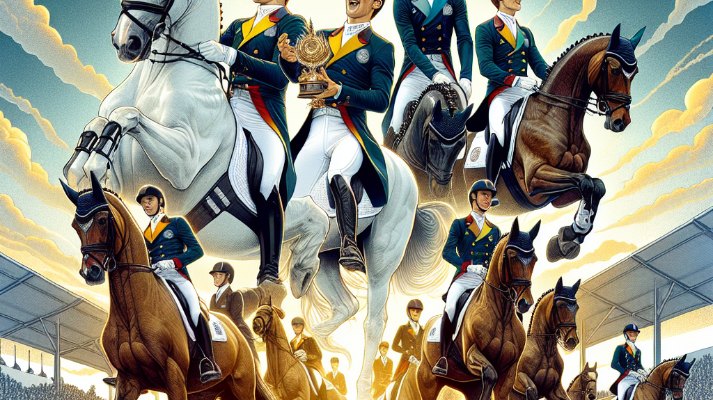Unveiling Germany's Triumphant Conquest At The FEI Dressage European Championship For U25 And Young Riders- just horse riders