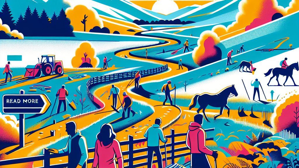 Community Spirit Restores Equestrian Trails: How Local Efforts Revitalized UK Riding Routes- just horse riders