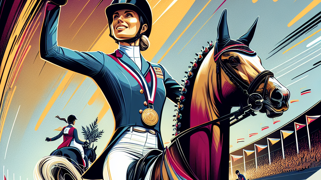 Sadie Smith's Remarkable Triumph At The 2024 LeMieux National Dressage Championships- just horse riders