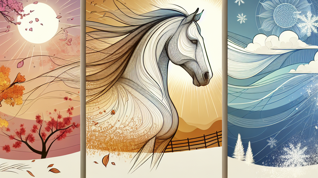 Ultimate Guide to Calming Your Anxious Horse During Seasonal Changes- just horse riders