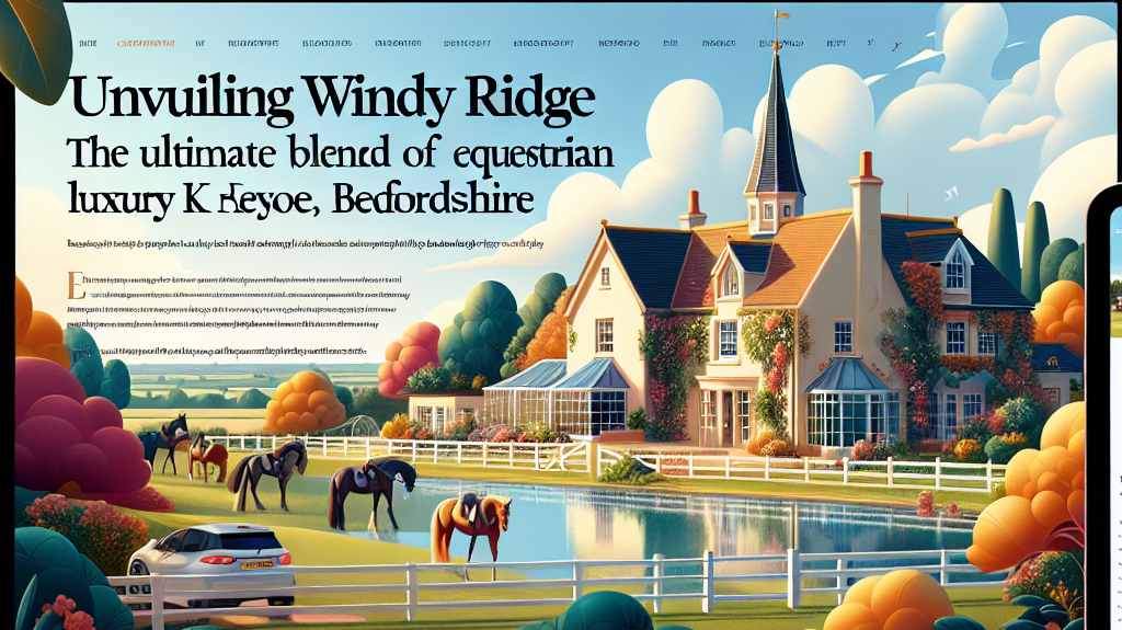 Unveiling Windy Ridge: The Ultimate Blend of Equestrian Luxury and Country Living in Keysoe, Bedfordshire- just horse riders