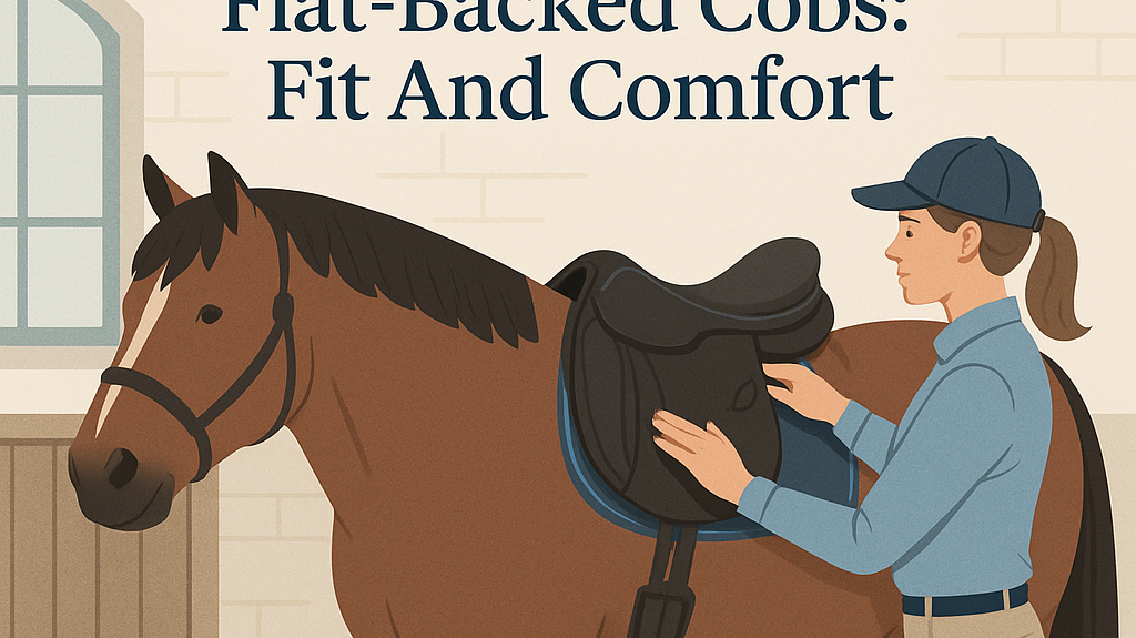 Saddles For Wide, Flat-Backed Cobs: Fit And Comfort- just horse riders