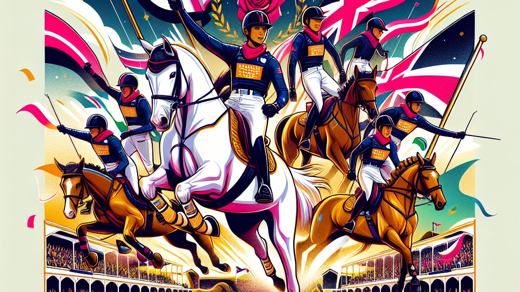 North & West Bella Rose Team Wins Gold at Youth Home Nations Equestrian Event- just horse riders