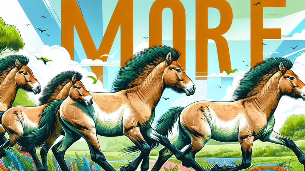 Four Endangered Przewalski's Horse Foals Born at Marwell Zoo: A Triumph in Conservation Efforts- just horse riders